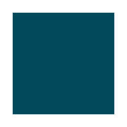 Ett ark självhäftande folie som övergår från blått till grönt