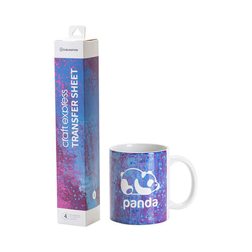 Craft Express Rozā miglas pārneses loksne 30,5 x 30,5 cm - 4 gab.