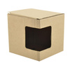 Una caja con ventana para una taza de 330 ml.