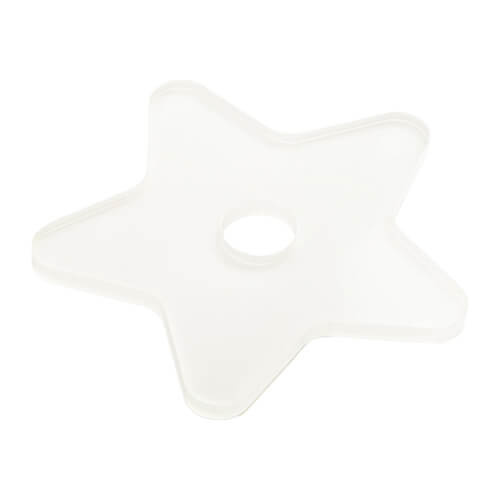 Naambadge van acryl voor sublimatie - ster