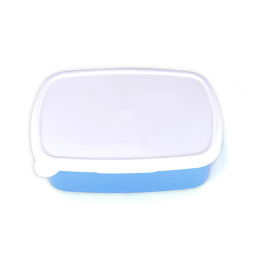 Plastic doos blauw 18 x 13 cm sublimatie thermische overdracht