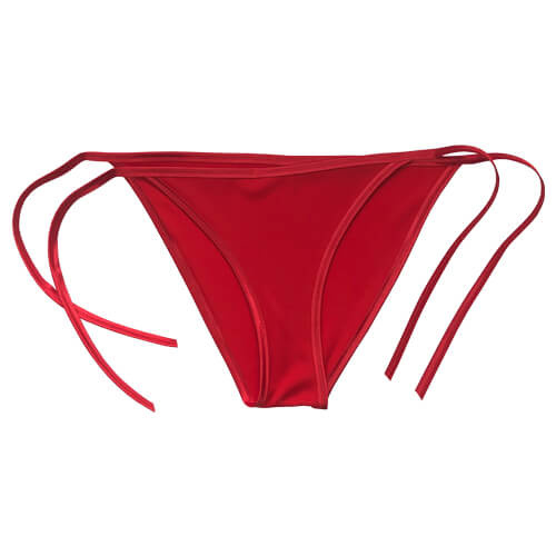 Damesslipje voor sublimatie - rood