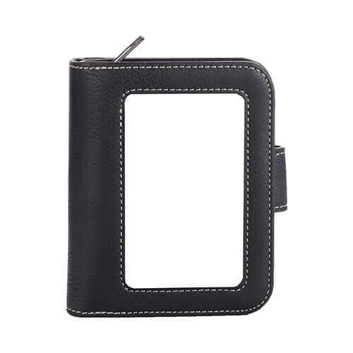 12 x 9 x 3,5 cm leather wallet for thermo-transfer printing
