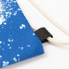 Vybielené zadné vrecko Starry Blue na sublimáciu