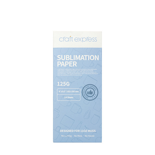 Sublimationspapper 102 x 241 mm Craft Express - 110 ark