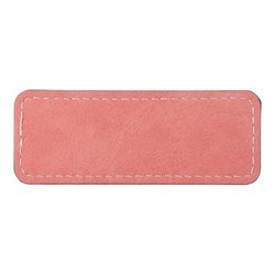 Badge en cuir 8,2 x 3,1 cm pour sublimation - rose