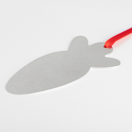 Aluminum pendant for sublimation - Carrot