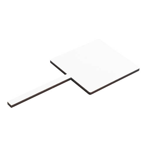 Fiberboard information sign for sublimation - square