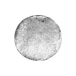 Divkrāsu fliteri sublimācijai un tekstilrūpniecībai - sudraba aplis Ø 19