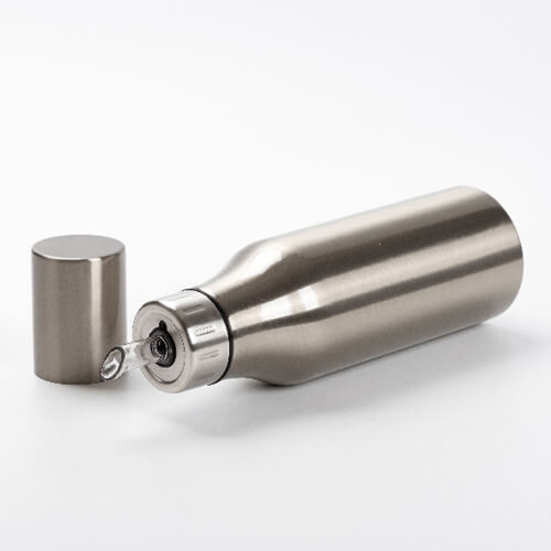 Dozator de ulei din oțel inoxidabil de 750 ml pentru sublimare - argintiu