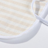 A linen apron for sublimation - cream with yellow stripes
