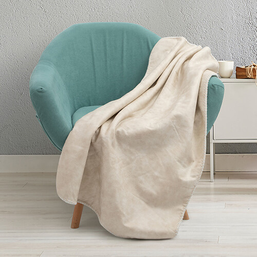 Leathaire en arctic fleece deken voor sublimatie - beige