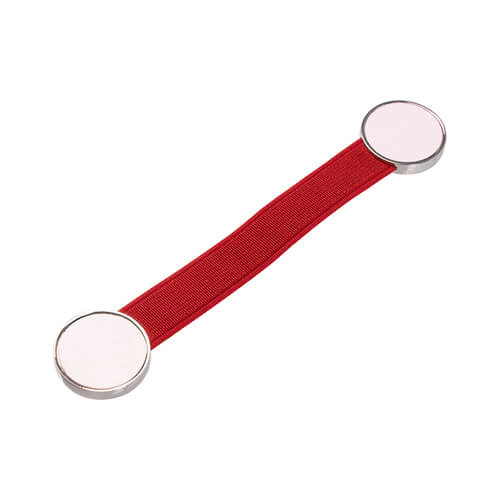 Soporte de goma para smartphone para sublimación - rojo