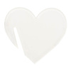Acrylic glass pendant for sublimation - heart
