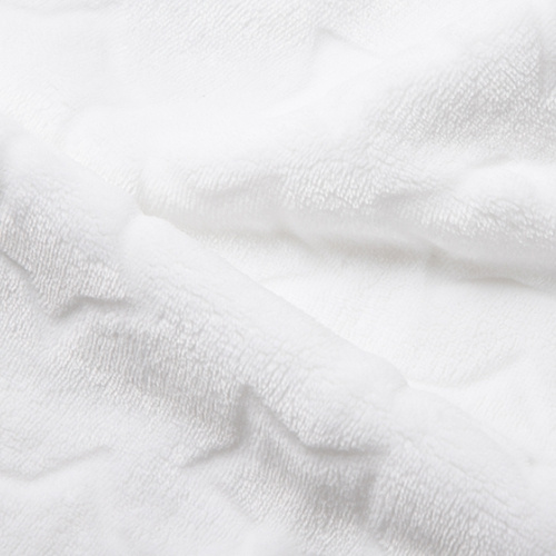 Couverture Minky avec étoiles pour sublimation - blanc