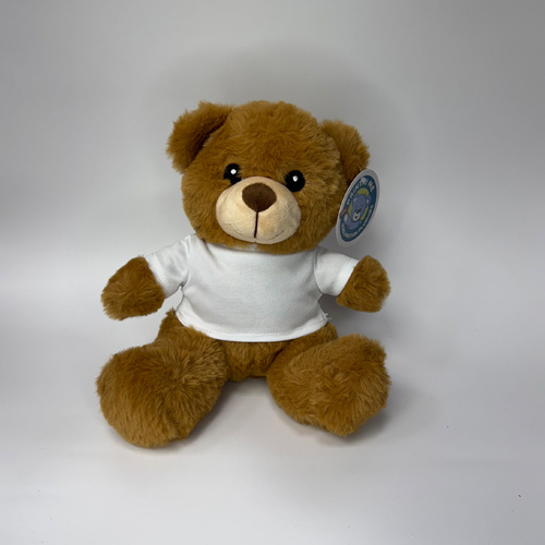 Teddy bear with 20 cm t-shirt for sublimation printing