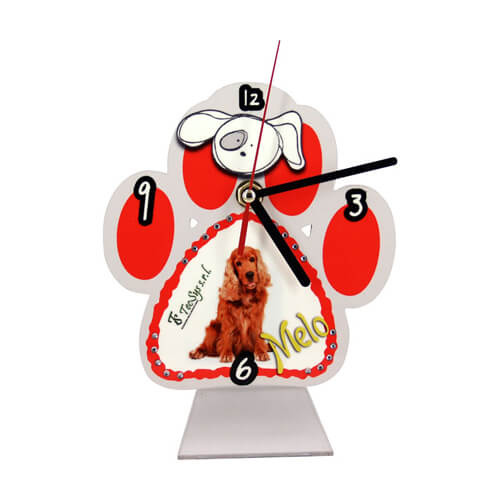 MDF seisev kell - Paw - Sublimatsioon termotransfeer