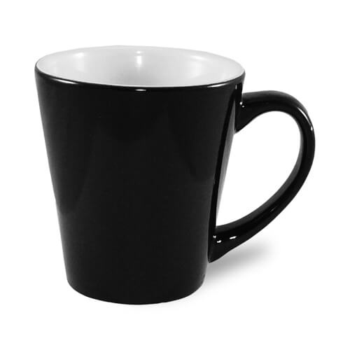 Taza pequeña de Latte Absolute Magic Black Sublimación Térmica Transferencia