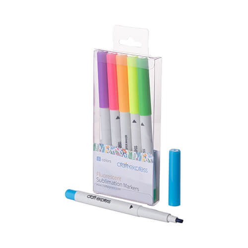 Craft Express Joy sublimacijski markeri - 6 fluorescentnih boja