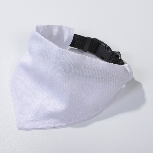 Collier noir avec bandana pour animaux en sublimation