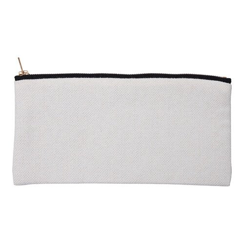 Trousse en lin 20,5 x 11,5 cm pour sublimation