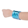 Bracelet avec paillettes bicolores pour sublimation - bleu ciel