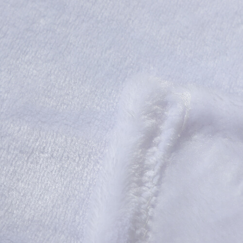 Minky blanket 152 x 102 cm for sublimation - white