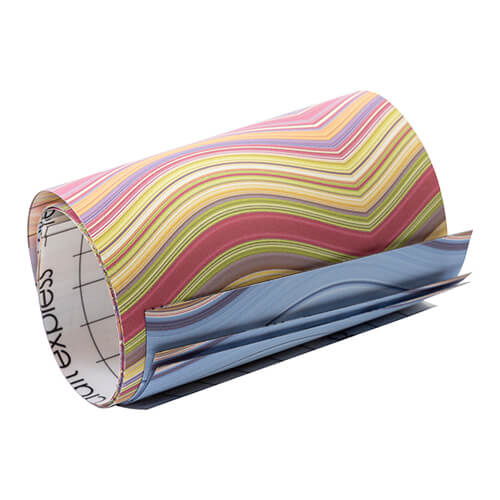 Color Waves transzferlap 30,5 x 11,4 cm - 4 db.