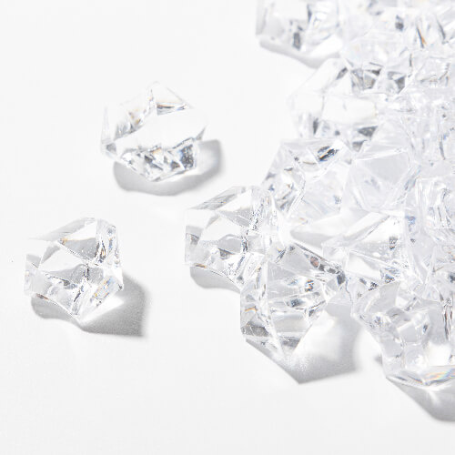 Artificial crushed ice - colorless