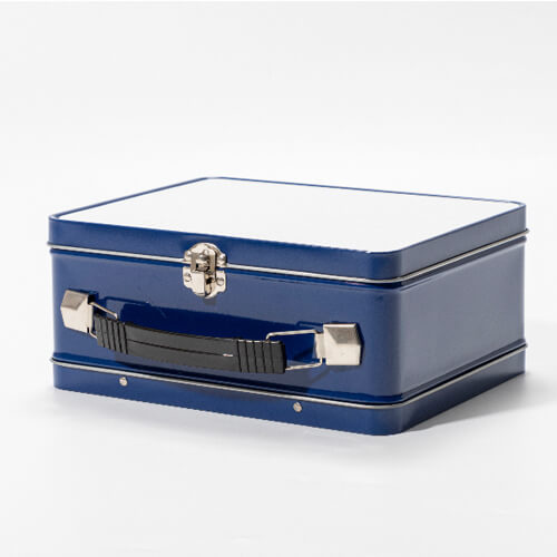 Metalen lunchbox voor sublimatie - blauw