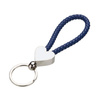 Gevlochten hart hanger voor sublimatie - blauw