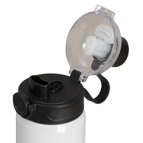 720 ml roestvrijstalen fles met zwart deksel voor sublimatie