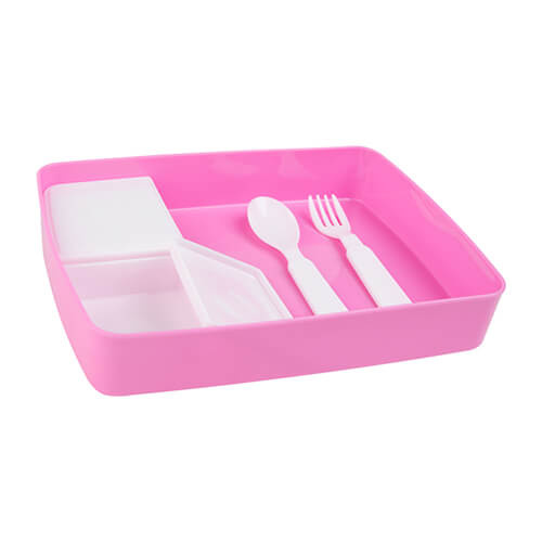 Cutie de prânz cu sublimare pentru copii - roz