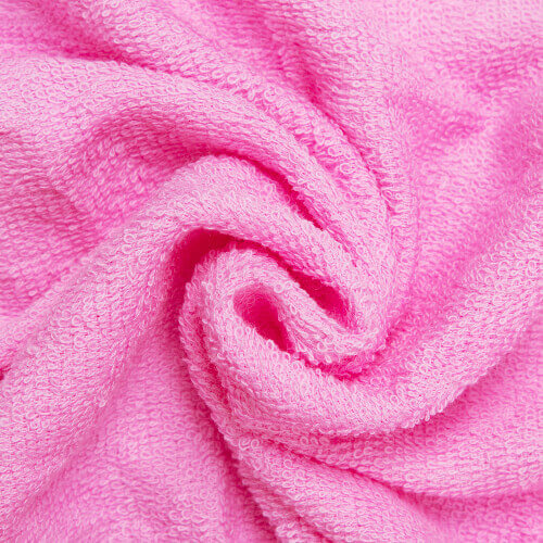 Serviette enfant avec capuche pour sublimation - rose