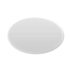 Aimant ovale 5,5 x 4 cm Sublimation Transfert Thermique