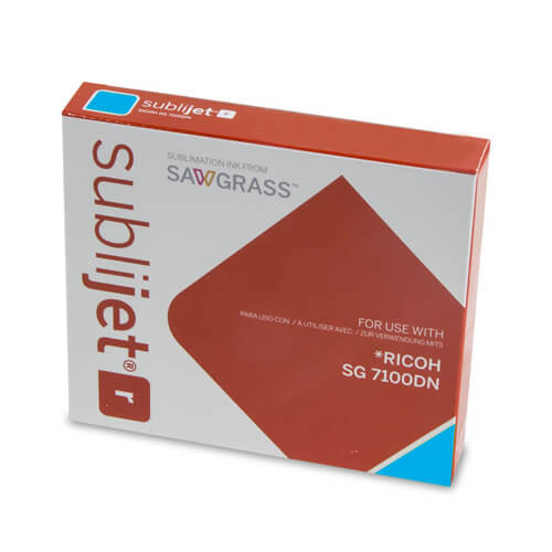 Gelinkt Sawgrass CYAN SubliJet-R 68 ml voor Ricoh SG7100DN