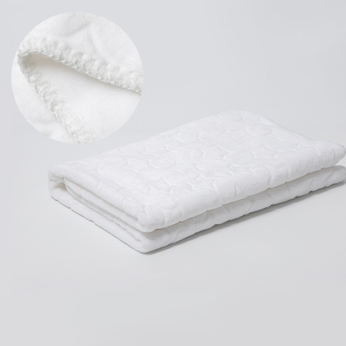 Manta Minky con estrellas para sublimación - blanco