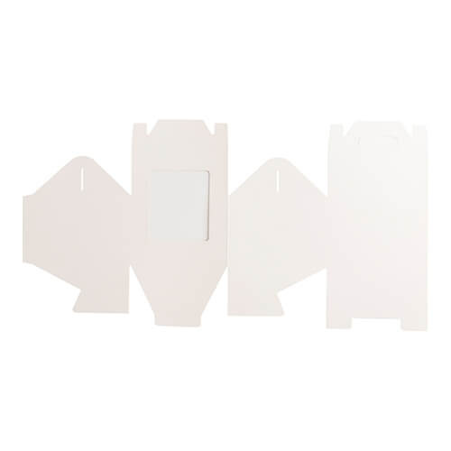 Gaveæske med vindue til sublimering - 15 x 15 x 16 cm