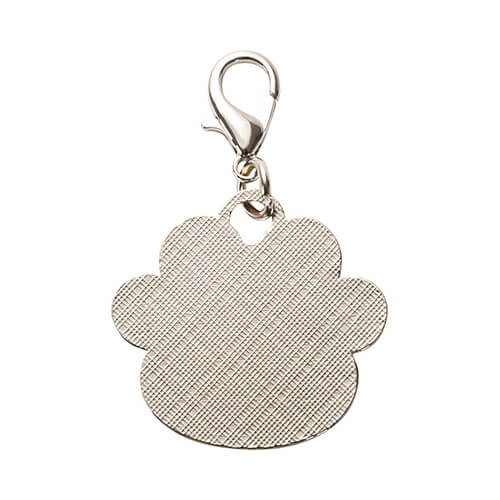 Dog tag for sublimation - red paw