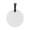 Plastic baggage tag for sublimation - circle