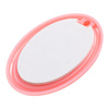 Large plastic hanger for sublimation - pink oval