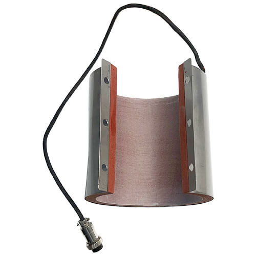 Lämmitin 6,5-7,5 cm halkaisijaltaan oleville kupeille SB58-puristimelle 