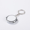 Keyring with a lockable sublimation mirror - circle