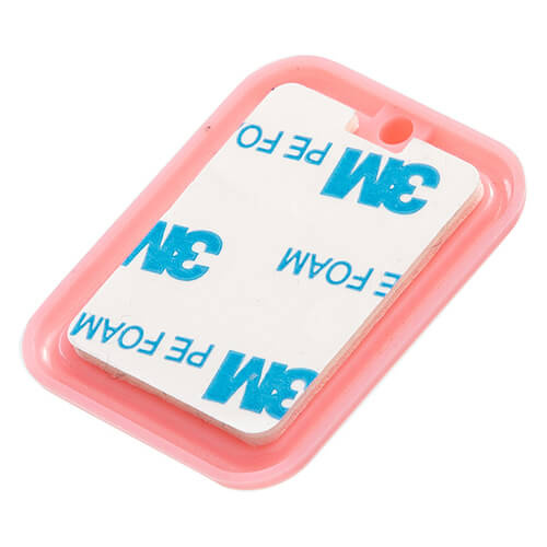 Un petit cintre en plastique pour sublimation - un rectangle rose