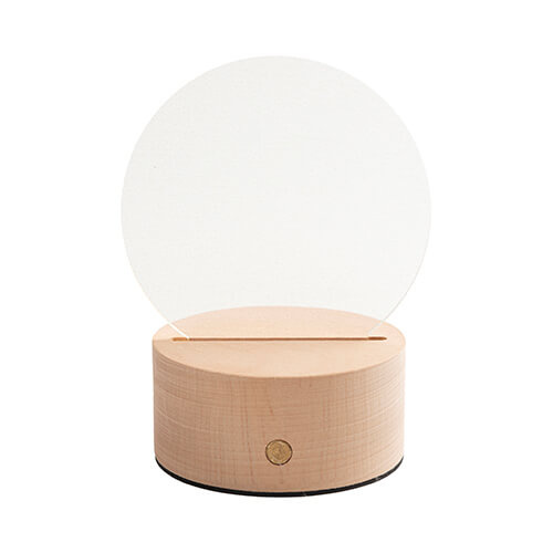 Cadre acrylique avec paillettes pour sublimation - cercle