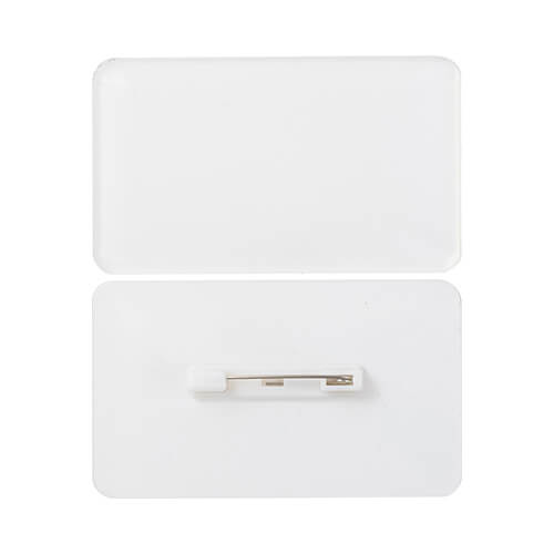 Etiqueta acrílica de 7,6 x 4,5 cm para sublimación