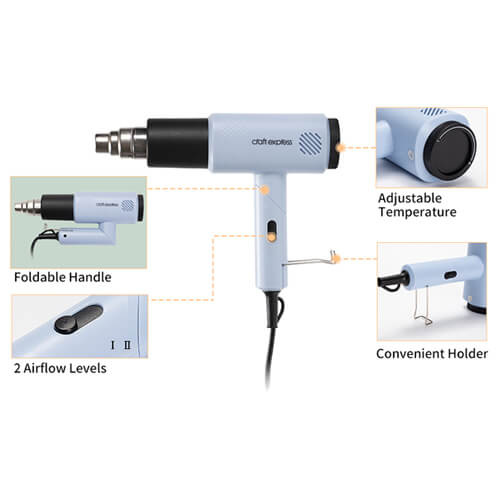 Opvouwbare pistoolverwarmer