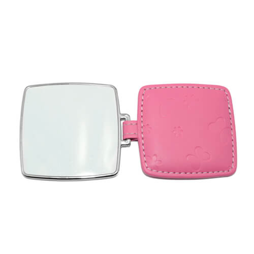 Négyzet alakú tükör rózsaszín Gyűjtemény szublimációs hőátvitel