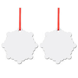 Abipusis MDF pakabukas sublimacijai - snaigė