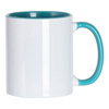 FUNNY turquoise mok JS Coating voor sublimatie